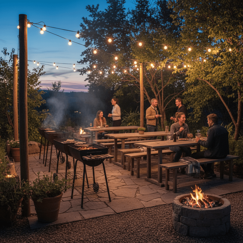 Outdoor BBQ Event Area in Wien